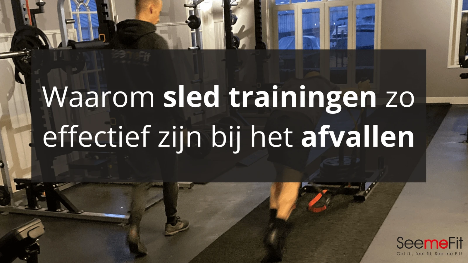 Sled training gebruiken om af te vallen